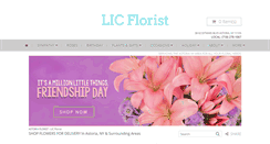 Desktop Screenshot of licflorist.com